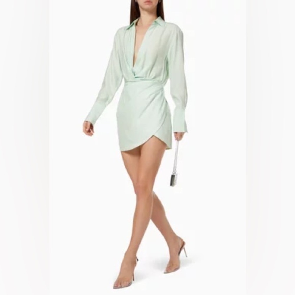 GAUGE81 Naha Short Dress in Mint Size M
